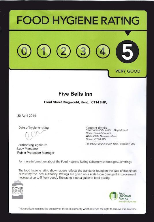 Отель The Five Bells Дил Экстерьер фото